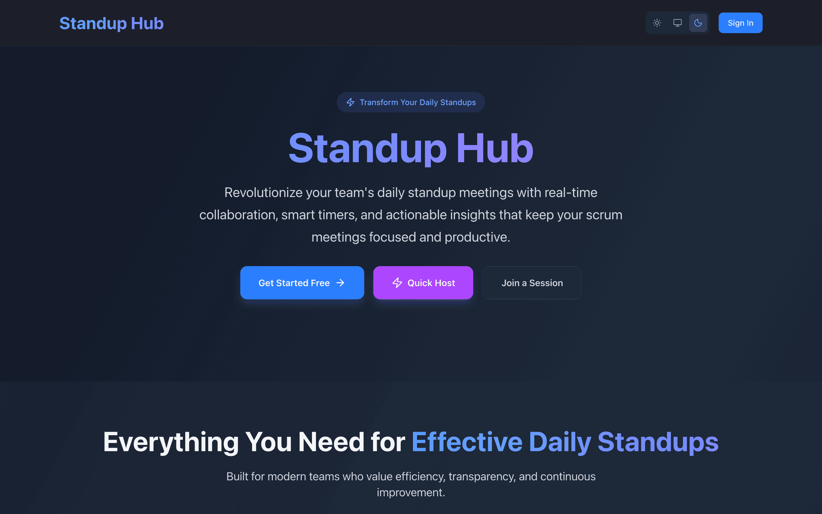 Stand Up screenshot